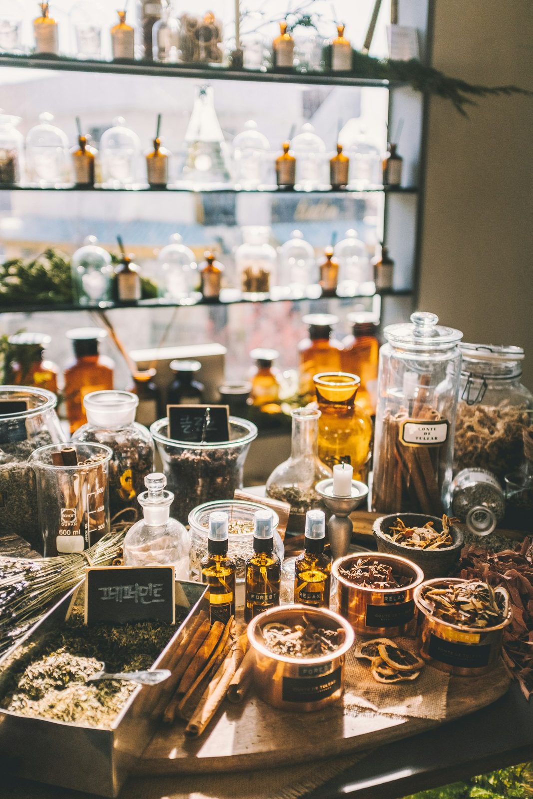 Dried Ayurvedic herbs